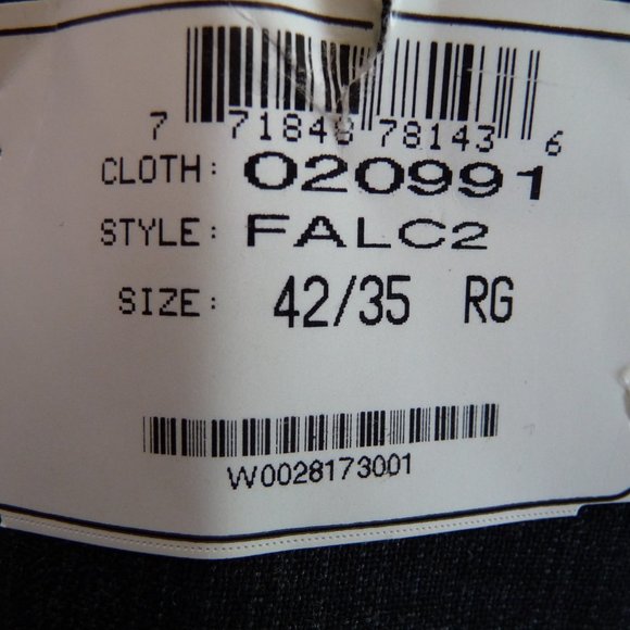 UOMO ELEGANT  NEW ITALIAN  DESIGN men's  wool blend dark grey blazer size 42 R - Picture 3 of 5